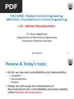 SS Lec14 KalmanDecomposition(1)