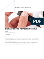 Biomagnetismo y Diabetes Mellitus