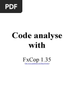 Source Code Analyse With FxCop 1.35