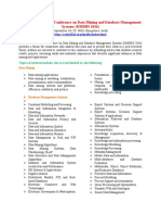 Second International Conference On Data Mining and Database Management Systems (DMDBS 2016)