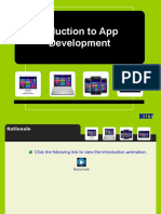 Introduction To App Development: Rationale