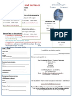 Booking Form Late Spring and Summer 2010