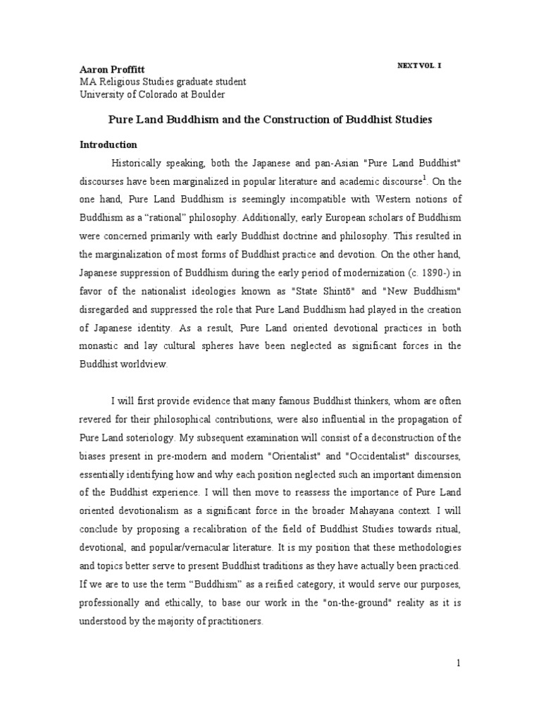 History of Pure Land Buddhism | PDF | Mahayana | Bodhisattva