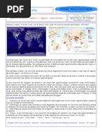 O mundo a noite e as grandes aglomerações - comparando