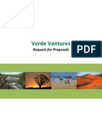 Verde Ventures: Request For Proposals