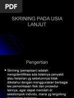 Download Skrining Pada Usia Lanjut by Choirun Nisa Nur Aini SN308579996 doc pdf