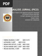 Analisa Pico Jurnal keperawatan medikal bedah