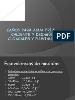 Caños para Desagües Cloacales y Pluviales