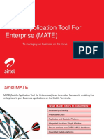 Airtel MATE Presentatioairtel Tracematen - Trace MATE