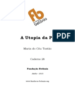 Caderno 28 a Utopia Da Paz Maria Do Ceu Tostao