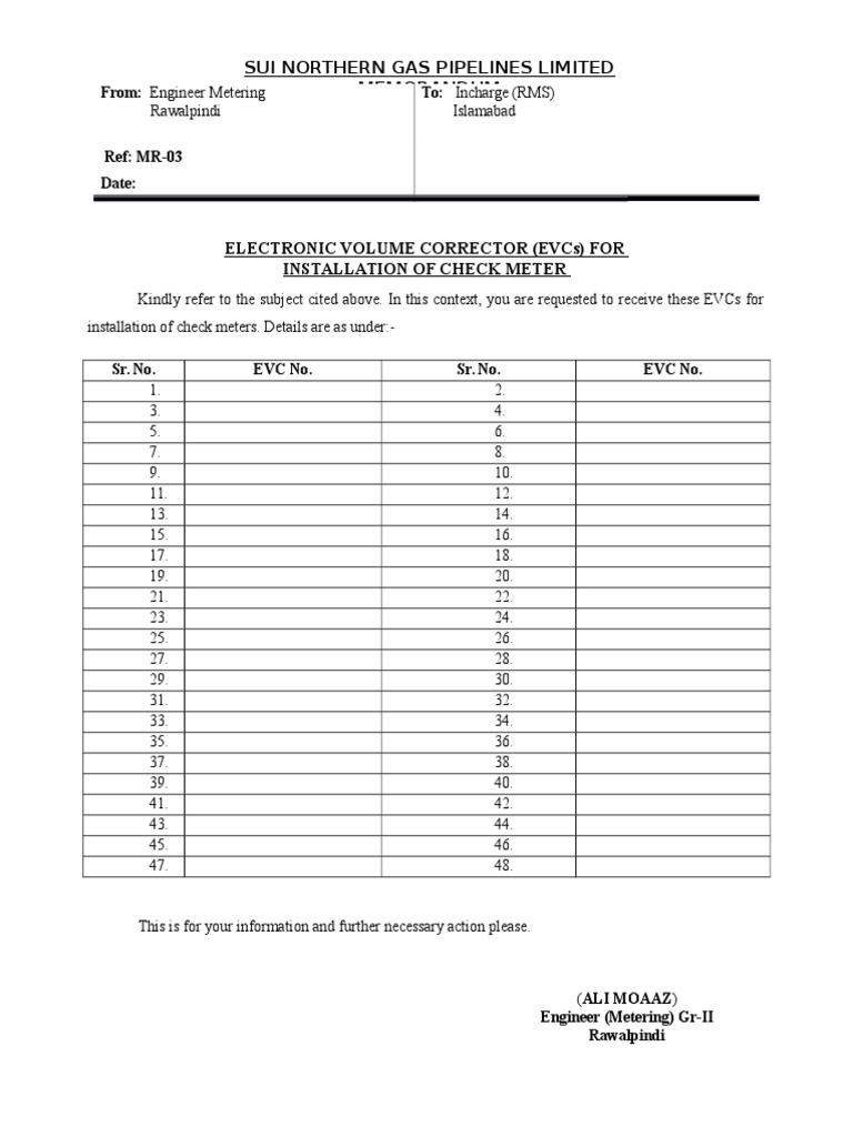 EVC Installation for Check Meters | PDF | Technology & Engineering
