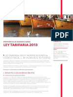 Ley Tarifaria Buenos Aires 2013