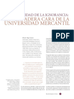 Universidad y Mercancía