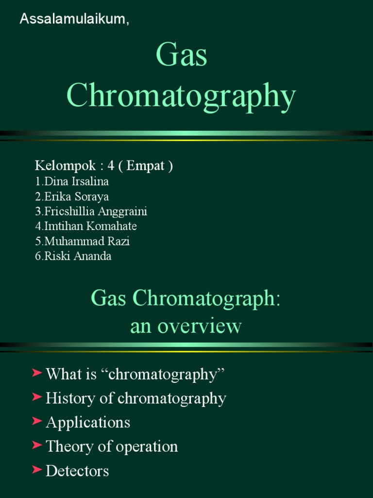 Overview of Gas Chromatography Techniques | PDF