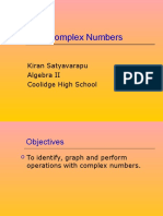 4-8 Complex Numbers