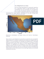 Cálculo Del Epicentro y Magnitud de Un Sismo