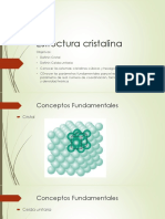 I.iii. Estructura de Los Materiales. Estructura Cristalina