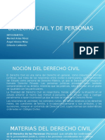 Derecho Civil y de Personas