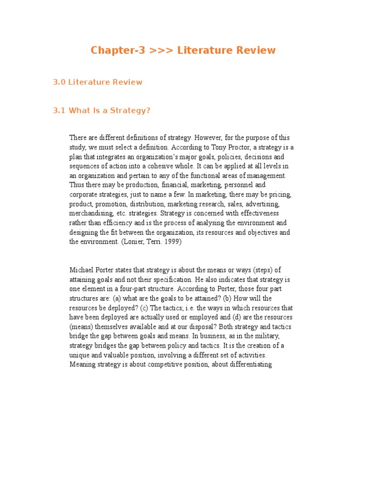 Literature review of marketing strategy thesis image