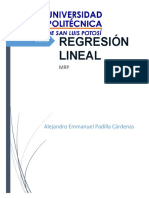 Regresión lineal pronóstico