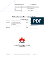  WCDMA Interference Processing Guide Huawei