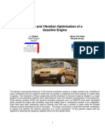 Noise and Vibration Optimisation of A Gasoline Engine: Peugeot Citroën