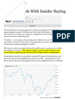 12% Dividends With Insider Buying