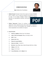 Curriculum Vitae - Esteban Viera