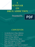 A Seminar ON Drug Addiction