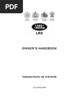 Land Rover LR3 Owners Handbook