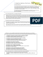 project planning form - catering for the future