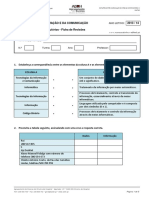 TIC - Conceitos Introdutórios - Ficha de Revisões