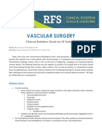 Vascular Surgery Rotation Clinical Goals For I R Trainees