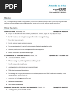 nursing resume