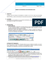 Procedimiento de Reservas de Inventarios