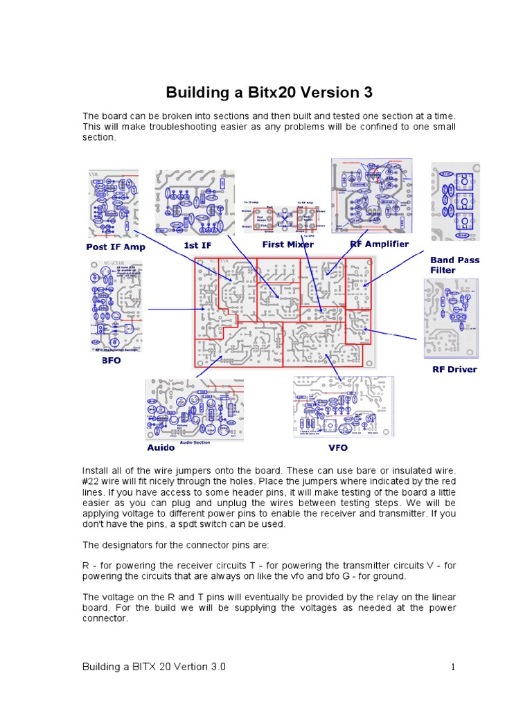 BITX 20 Version 3 Build Guide | PDF | Amplifier | Resistor