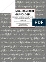 Manual básico de grafología de Ma. Fernanda Centeno y Carlos Marín