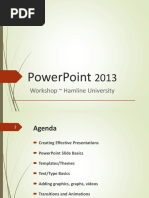 Powerpoint: Workshop Hamline University