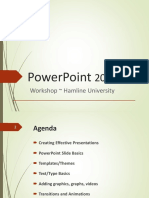 Powerpoint: Workshop Hamline University
