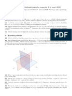 Izabrana Poglavlja Geometrije B - Domaci 2. Deo