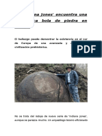 Un 'Indiana Jones' Encuentra Una Gigantesca Bola de Piedra en Bosnia