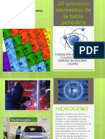 20 Primeros Elementos de La Tabla Periodica