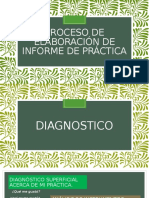 Proceso de Elaboración de Informe de Práctica