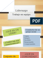 Capacitación de Liderazgo y Trabajo en Equipo