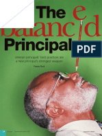 Balanc D: Veteran Principals' Best Practices Are A New Principal's Strongest Weapon