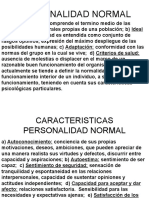 Características de la personalidad normal y anormal
