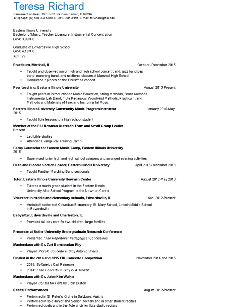 Weebly Resume No References | PDF