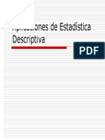 Excel - Aplicación de Estadística Descriptiva