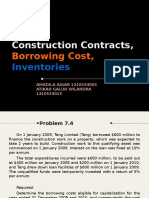 Construction Contracts, Borrowing Cost, Inventories