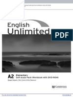 English Unlimited Elementary Self Study Pack Workbook With Dvd Rom Frontmatter